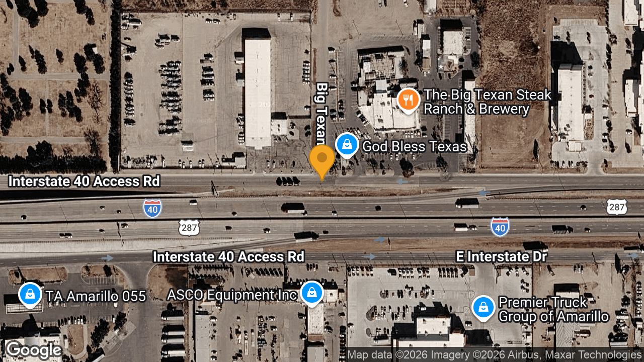 7. The Big Texan Steak Ranch — Amarillo, TX (Exit 75) — verified parking photo